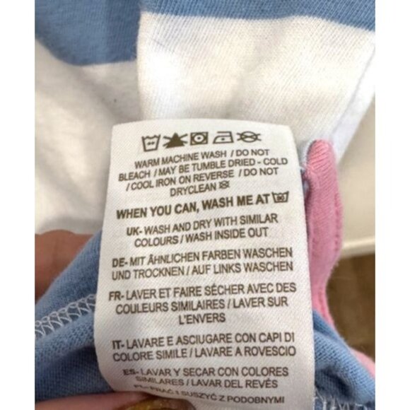 EUC Boden Womens Blue & White Striped Short-Sleeve T-Shirt US 12 - Picture 8 of 10